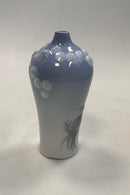 Royal Copenhagen Art Nouveau Vase med Krabbe og Rurer No. 453/253