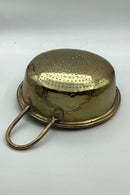 Antikt dørslag i kobber med to håndtag - Stemplet 19. årh.