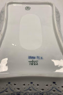 Royal Copenhagen Blue Fluted Full Lace Rectangular Tray No 1122
