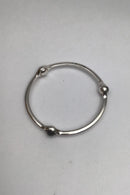 Georg Jensen Sterling Sølv Armring No. 473 Sphere Månesten