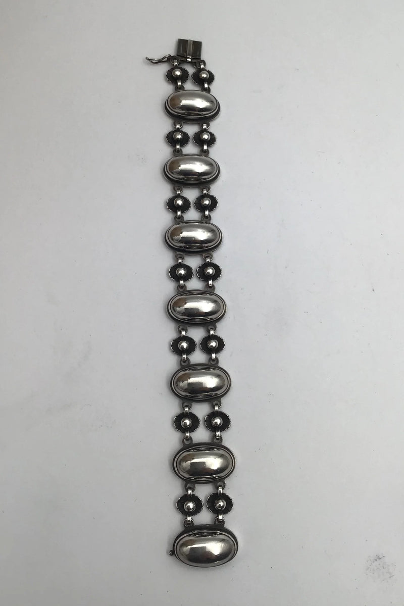 Georg Jensen Sterling Sølv Armlænke No. 63 Henry Pilstrup