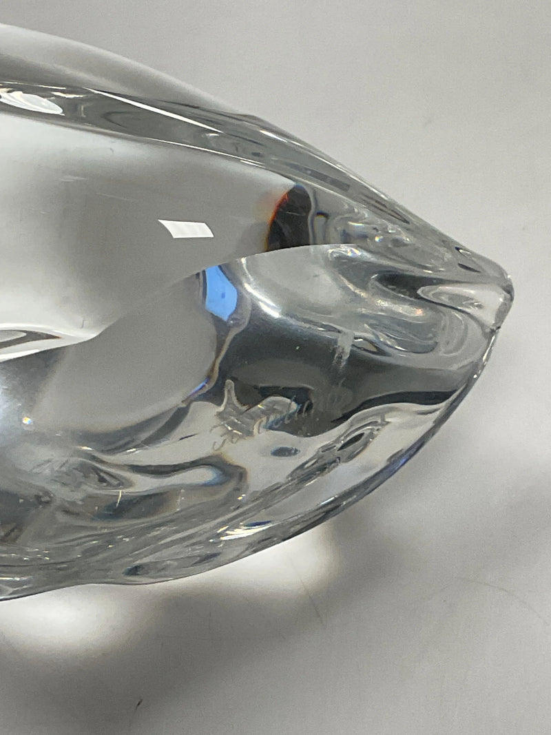 Hadeland Glasværk Norge Glas Figur af Ugle  Måler 8cm / 3.35 inch