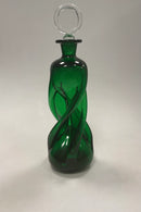 Holmegaard Green Kluk Carafe turned