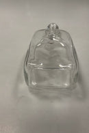 Holmegaard Karaffel i klart glas med gravering af plante