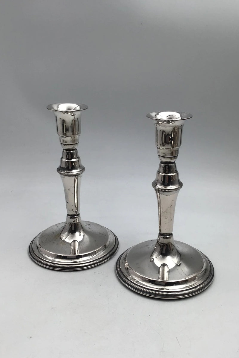 Svend Toxværd Sølv Lysestager (2)