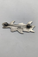 Erik Magnussen Sterling Sølv Broche (De Nordiske Svaner)
