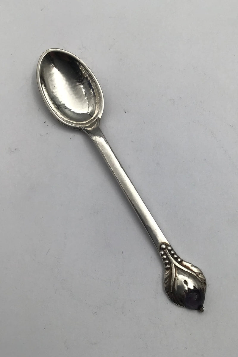 Evald Nielsen Sølv No 3 Kaffeske (Ametyst)