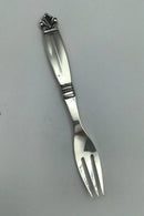Georg Jensen Sterling Sølv Dronning Frugtgaffel No. 71