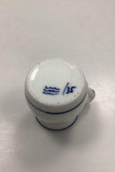 Royal Copenhagen Musselmalet Riflet Lille Vase / Tandstikholder / Flødekande