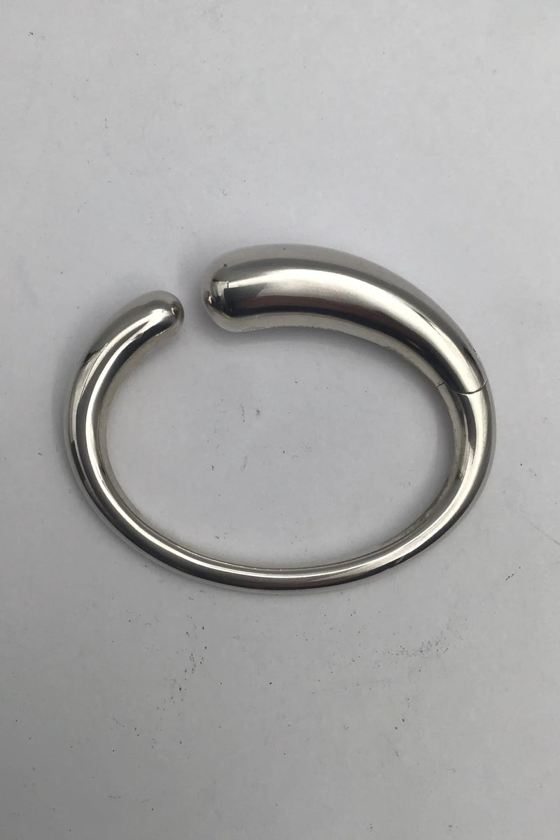Georg Jensen Sterling Sølv Armring Mercy (Hængslet) No. 634 B