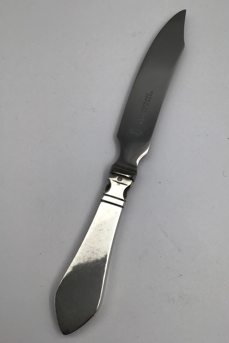 Georg Jensen Sterling Sølv Antik Ostekniv No. 221
