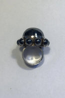 Georg Jensen Sterling Silver Ring No 166 ヘマタイト アストリッド・フォグ
