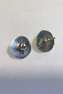 Georg Jensen纯银耳钉 No 36 Moonstone