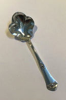 Horsens Rosen Silver Serving spoon with clover formet spoon head