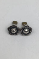 Georg Jensen Sterling Sølv Øreclips Årssmykke 2002