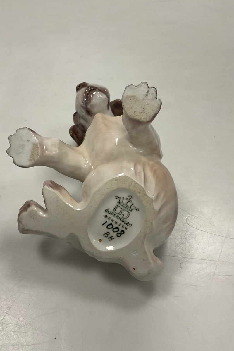 Dahl Jensen Figur Hund Ruhåret Foxterrier Hvalp No. 1008