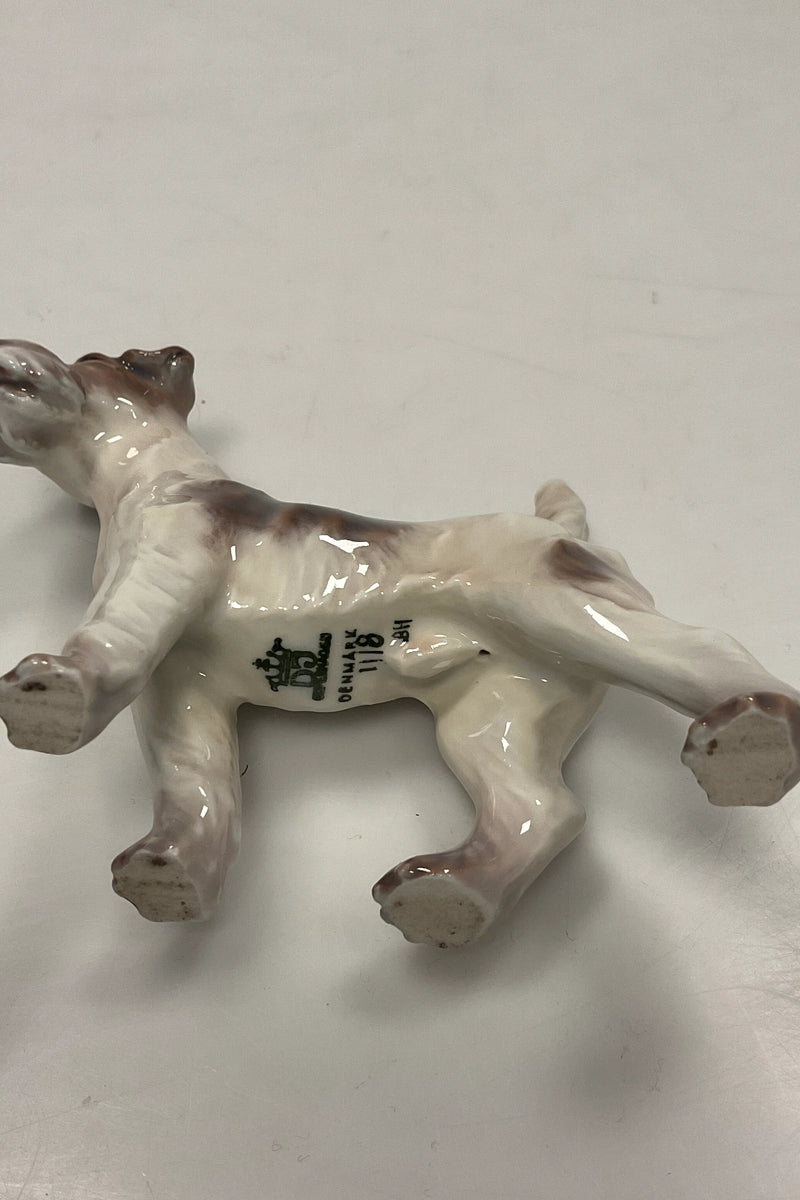 Dahl-Jensen Figur Ruhåret Foxterrier No. 1118