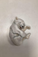 皇家哥本哈根的北极熊小雕像&