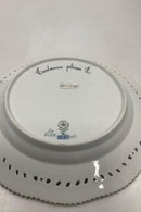 Royal Copenhagen Flora Danica tallerken med gennembrudt kant No 20/3553