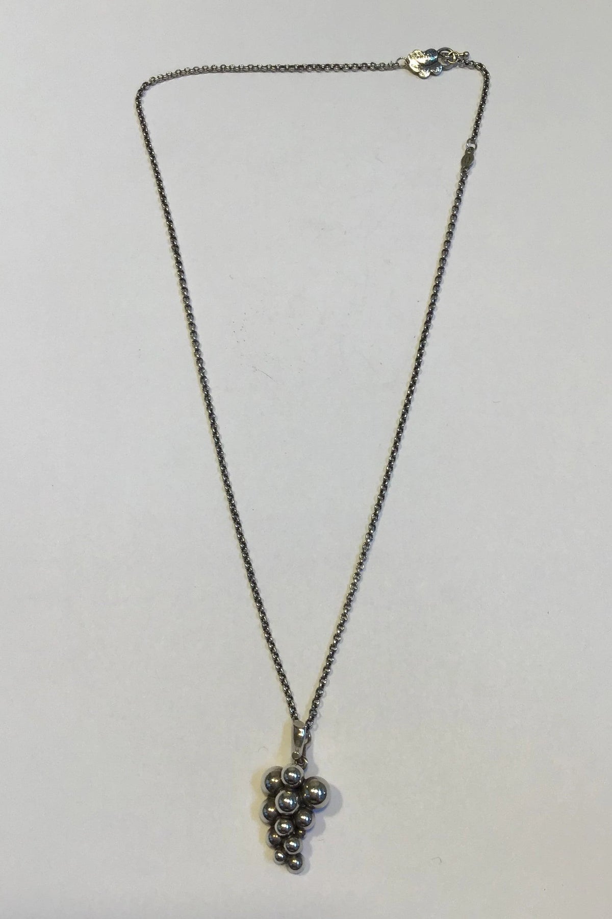 Georg Jensen スターリングシルバー ネックレス 月光の葡萄 ペンダント