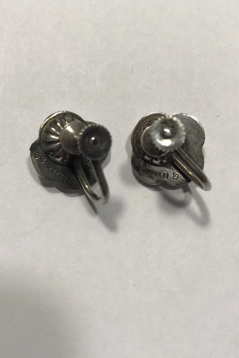 Georg Jensen Sølv Øreringe No 89 (Skruer)