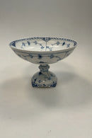 Royal Copenhagen Musselmalet Halvblonde skål på høj fod No. 513