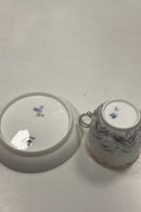 Tidlig Royal Copenhagen Art Nouveau Kop og underkop No 10