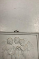Bertel Thorvaldsen: Royal Copenhagen Bisquit Singing Angels Plate Relief
