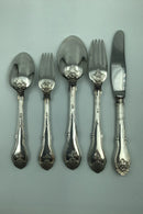 霍森斯银色洛可可式银质餐具套装（6人份）（30件