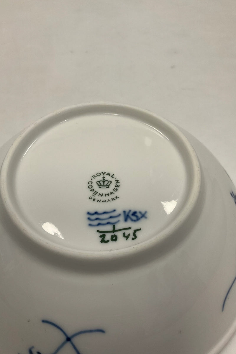 Royal Copenhagen Musselmalet riflet Morgenskål No. 2045