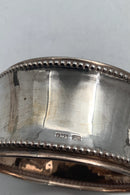 Danish Silver Napkin ring with pattern