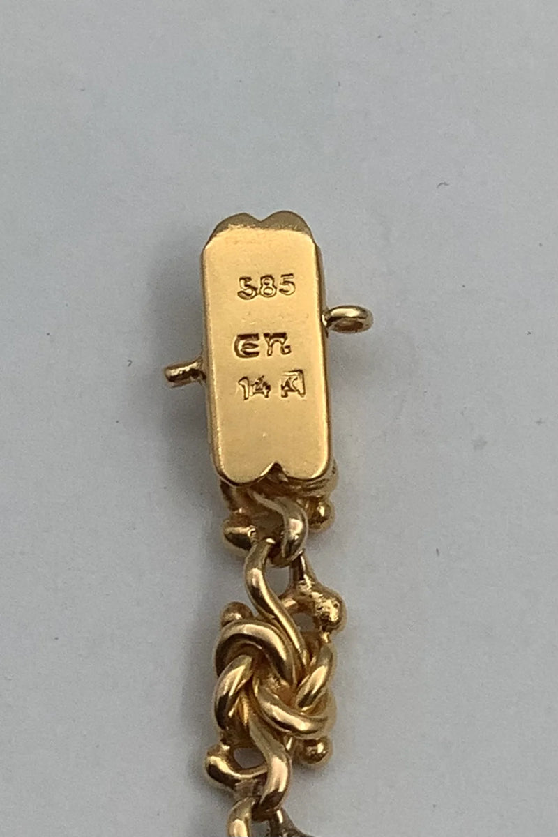 Evald Nielsen 14K Guld Armbånd