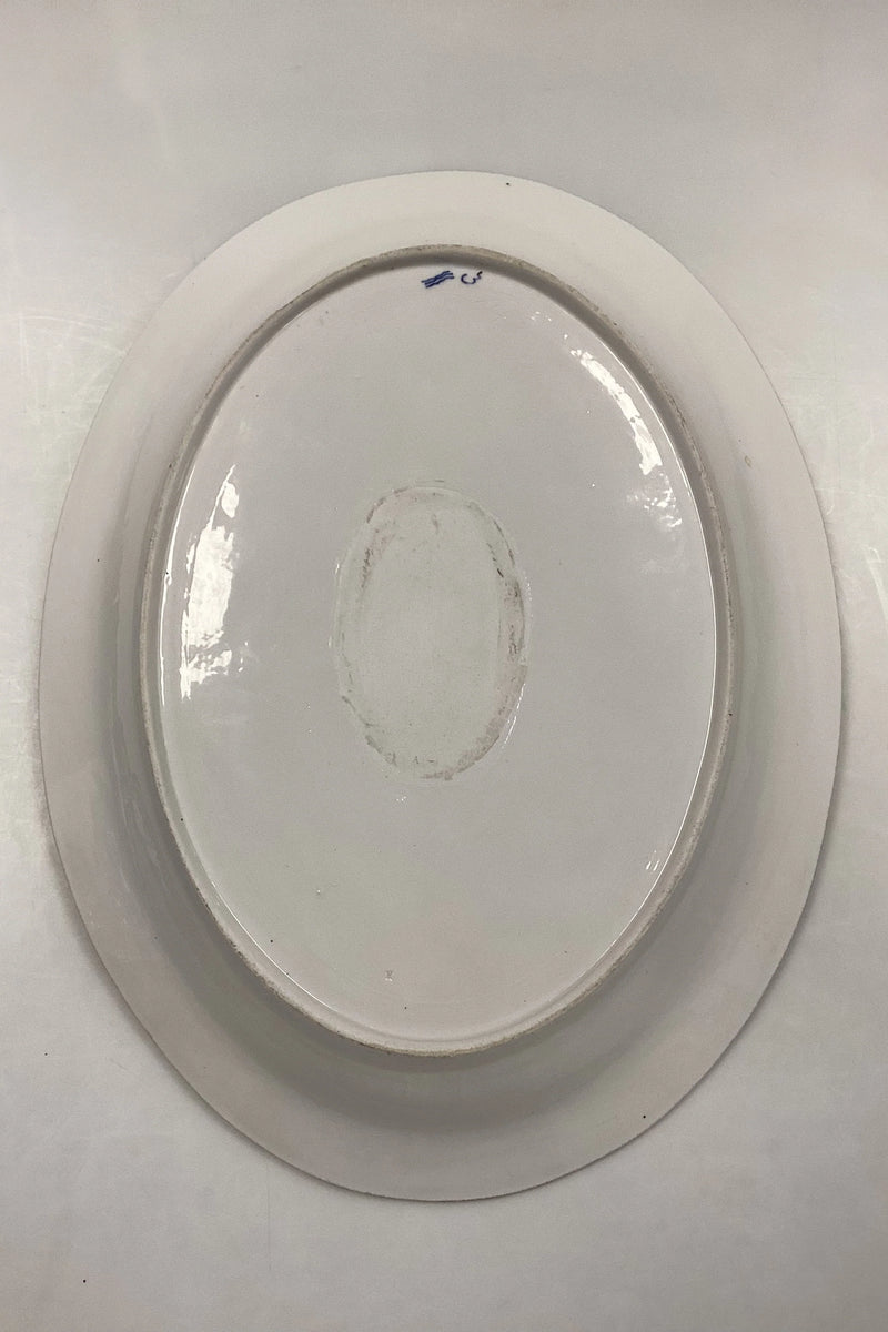 Royal Copenhagen Musselmalet Riflet Antik Fad