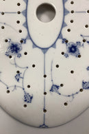 Royal Copenhagen Musselmalet Riflet Rist til fiske- eller stegefad