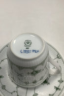 Royal Copenhagen Grøn Musselmalet Riflet Højhankskop No. 093 / 094