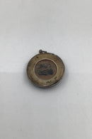 Royal Copenhagen / A Dragsted Porcelæn / Vergoldeter Silber-Anhänger