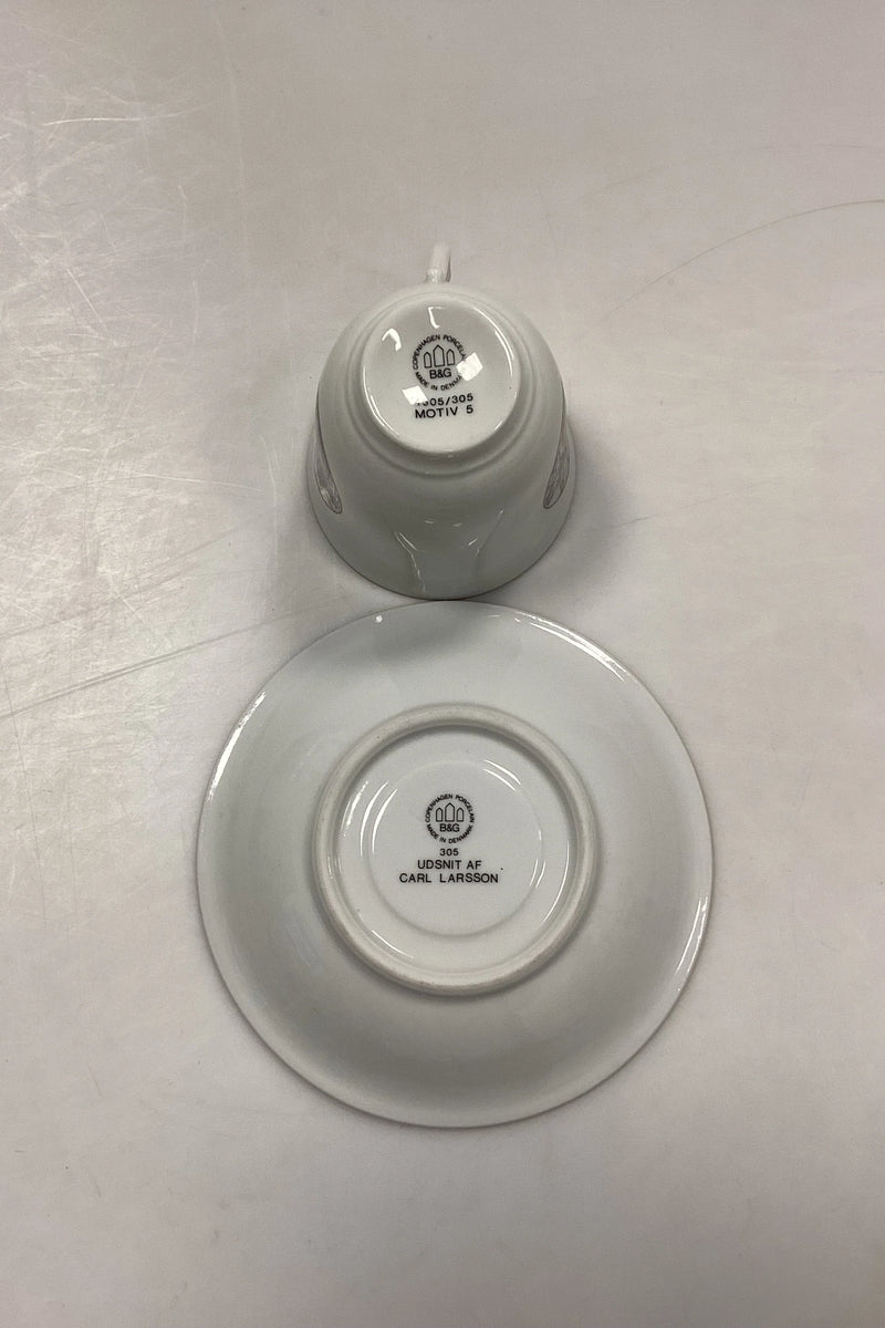 Bing og Grøndahl Carl Larsson Kaffekop og underkop No. 4505 / 305 Motiv 5