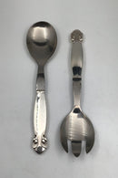 Georg Jensen Sterling Sølv Pinje Salatsæt 133 Mellem