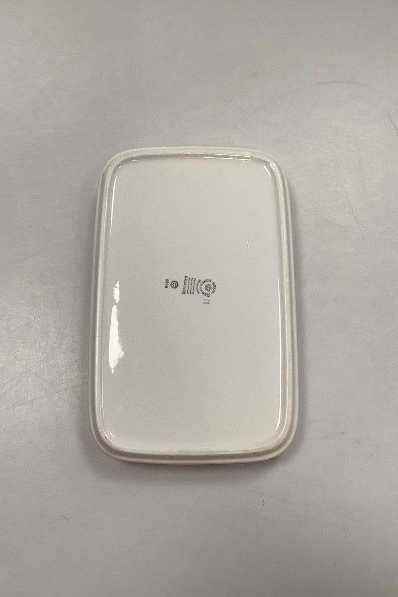 Royal Copenhagen Rødtop/Rødkant Rektangulært fad No. 3078