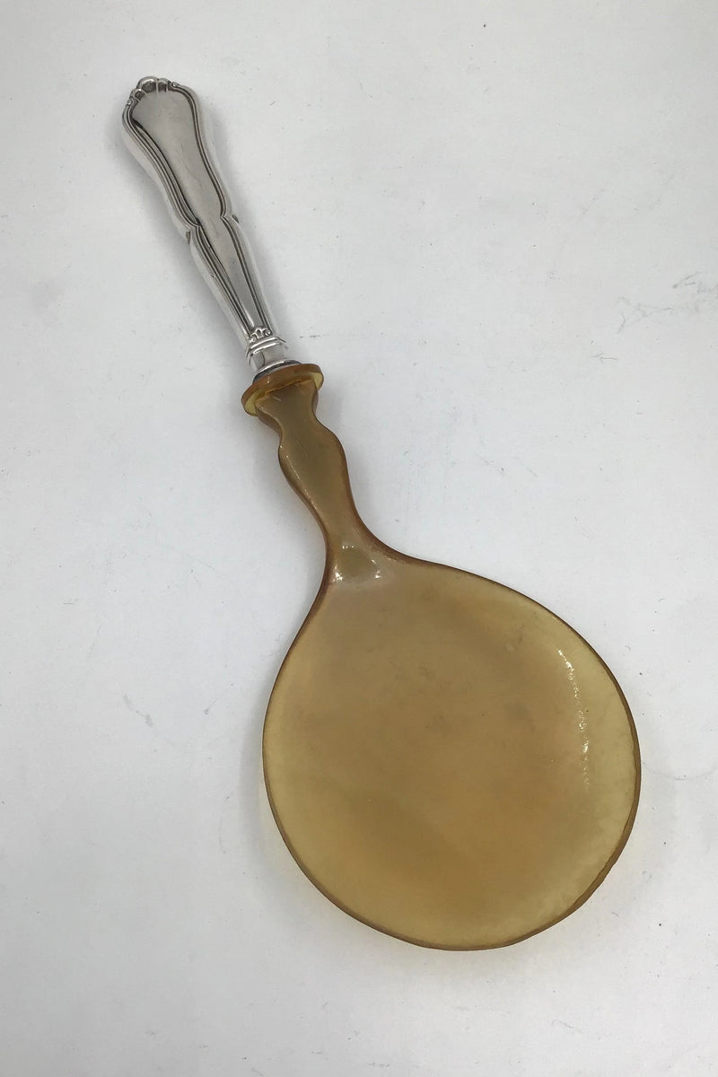 Horsens Sølvfabrik Silber Rita Servierspaten mit Horn