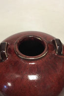 Royal Copenhagen Stentøjsvase af Patrick Nordstrøm i Sang de boeuf tidlig no s-579