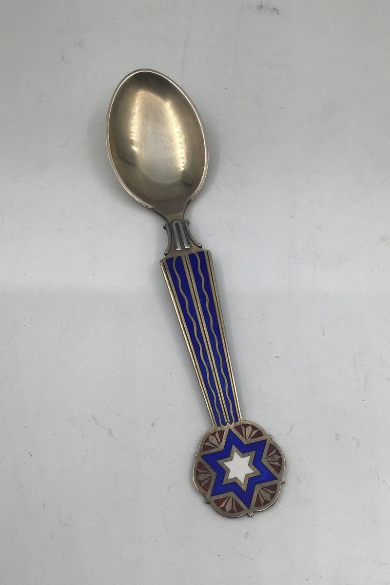 Grann og Laglye Sterling Sølv Emalje Juleske 1954