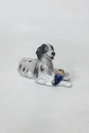 Royal Copenhagen Figur af Setter med fasan No 1533