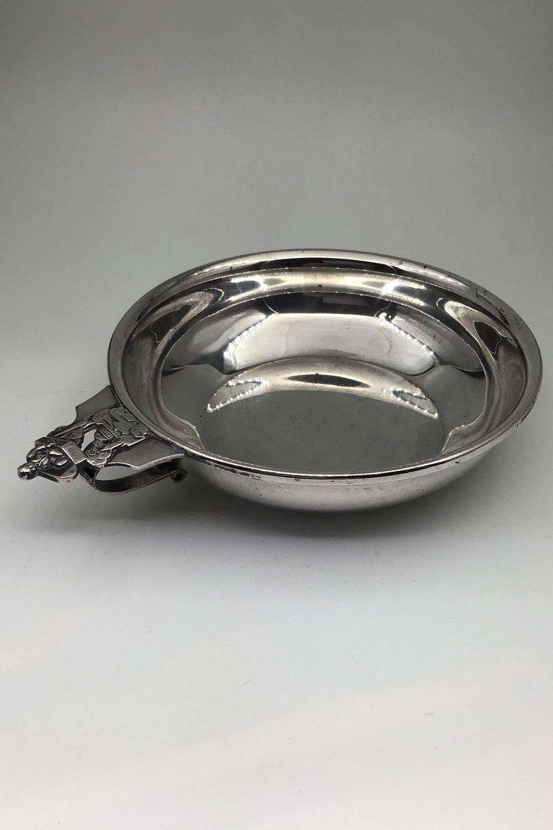 H.C. Andersen Eventyr Sølv Barnetallerken Flyvende Kuffert