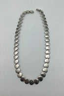 Hans Hansen Sterling Sølv Hjerte-Halskæde