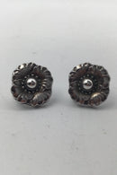 Georg Jensen Sterling Sølv Øreringe med skruer No 49