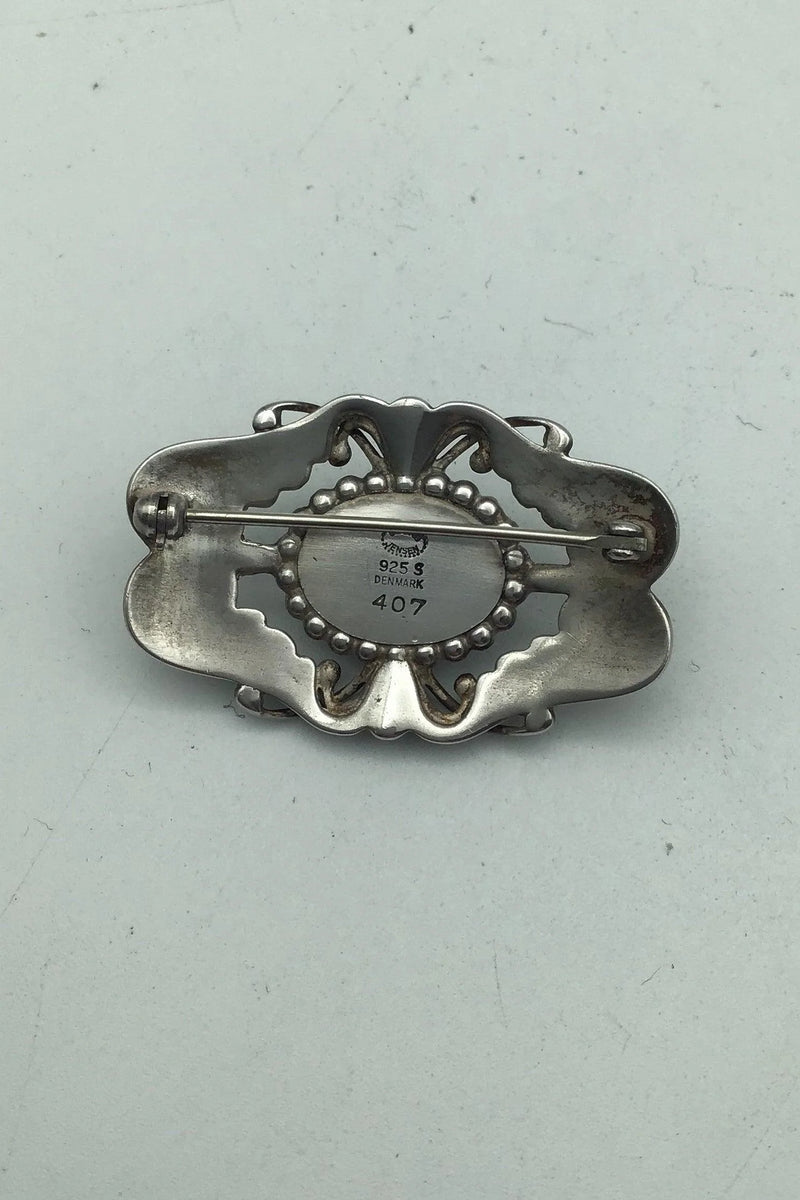 Georg Jensen Sterling Sølv Broche No. 407