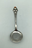 Dansk Arbejde (DTA) Sølv Serveringsspade med Rav og Mønt