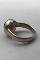 Georg Jensen Sterling Sølv Ring No. 473 Sort Agat Sphere Regitze Overgaard.