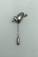 Georg Jensen Sterling Sølv/Guld Broche/Pin 2003 Isabell Kristensen